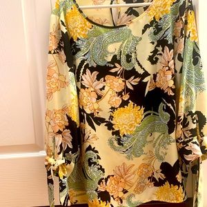 NINE WEST blouse, 3/4 pretty sleeve